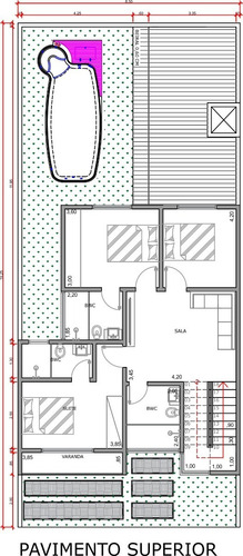 Imagem 5 de 7 de Planta De Casa 3 Quartos - Projeto Arquitetônico Completo