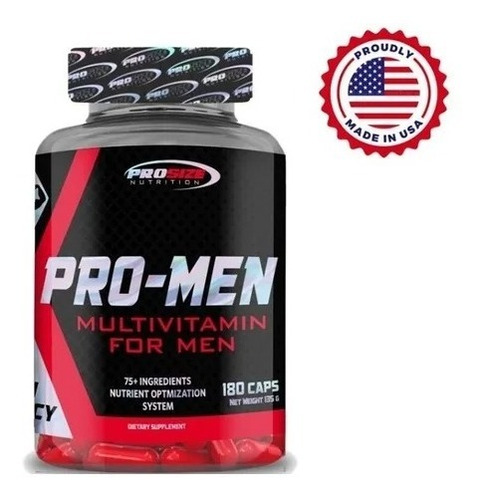 Multivitamínico Pro Men Prosize 180caps Importado Eua