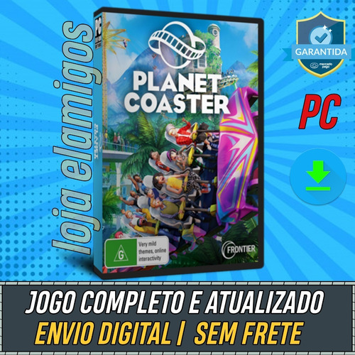 Planet Coaster Completo Para Pc Mídia Digital