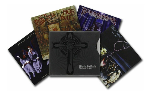 Black Sabbath Rules Of Hell 5cd Import.new Cerrado En Stock
