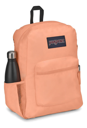 Mochila Jansport Cross Town Color Peach Neon Diseño