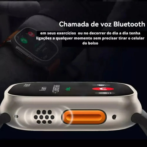 Relógio Smartwatch Hw Ultra Mini 2 Com 7 Pulseiras Chatgpt