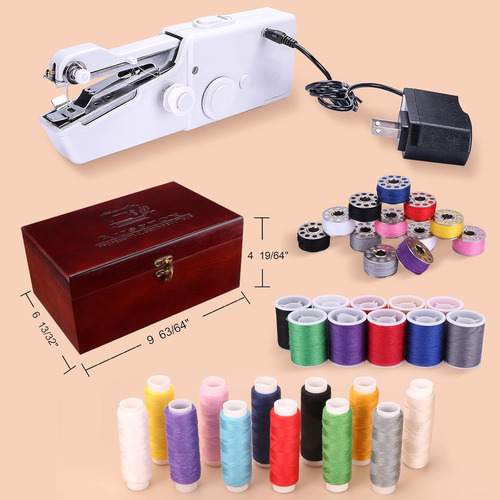 Máquina De Coser De Mano Resistente Y Portable