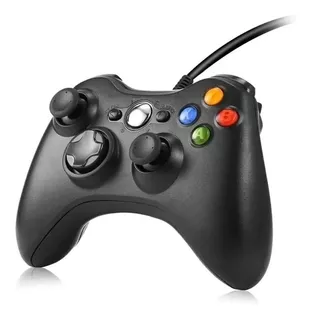 Joystick Mando Para Xbox 360 Con Cable Usb Pc Win Blister