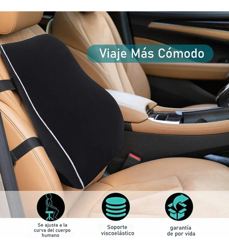 Almofada De Apoio Lombar Para Cadeira De Escritório E Carro