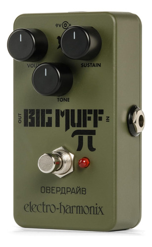 Pedal Electro-harmonix Green Russian Big Muff Pi Fuzz