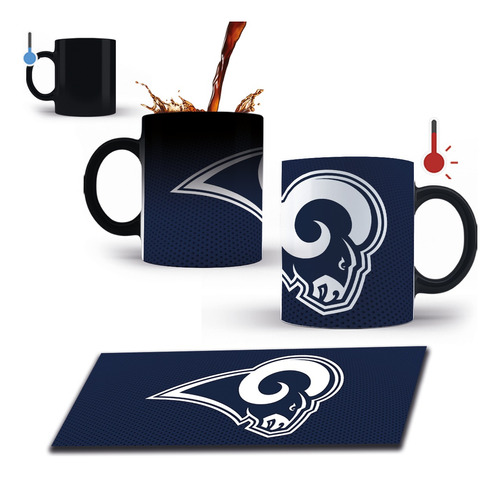 Taza Mágica 11 Oz Nfl Rams Los Angeles Mod4