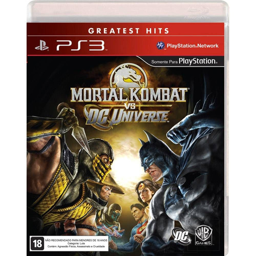 Jogo Mortal Kombat Vs Dc Universe - Ps3 - Seminovo