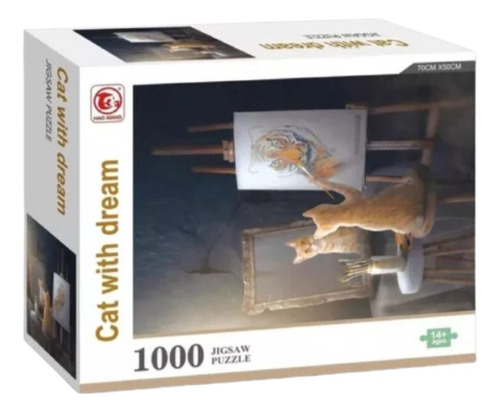 Puzzle 1000 Piezas Gato Con Sueños 