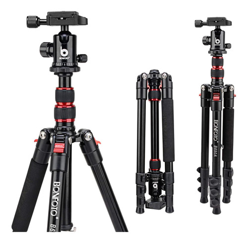 Bonfoto B690a Camera Trípode Para Viajes, Trípode Dslr De De