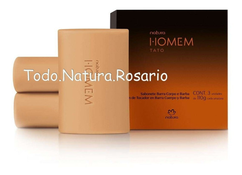 Caja De Jabones En Barra Masculinos Homem Natura - Lvdm