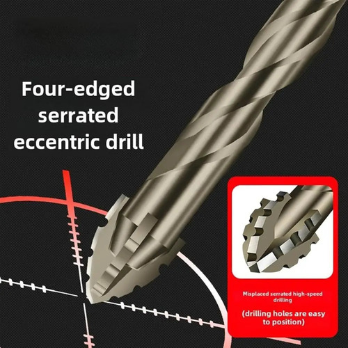 12pçs 3-12mm Conjunto De Brocas Excêntricas De Dente Serra