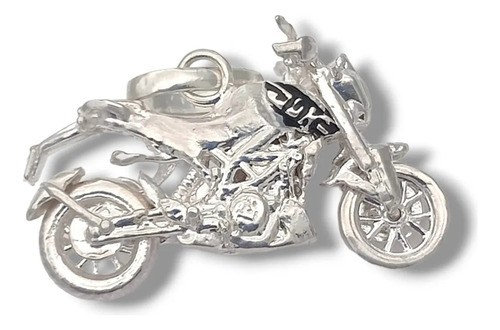 Dije De Moto Duke Hecho En Plata