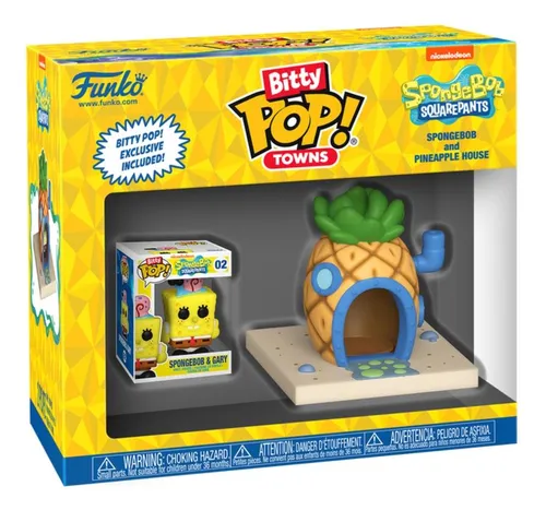 ¡Bitty Pop! ¡La ciudad de Bob Esponja y Gary en The Pineapple House