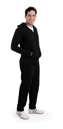 Imagen 2 de 5 de Conjunto Caballero - Chamarra Y Pants De Felpa - Everlast