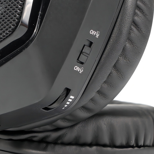 Fone Headset Gamer Com Fio Usb E Microfone Alta Performance Cor Preto/azul