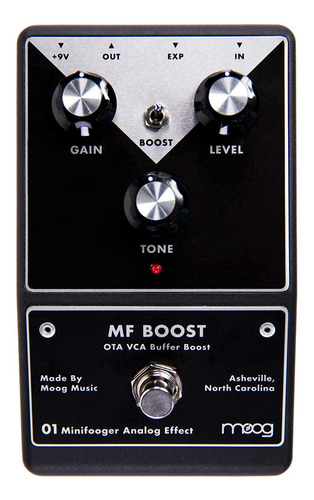 Pedal Efecto P/ Guitarra Moog Mfs-boost01 Minifooger Boost P