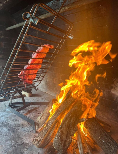 Asador Libro Chico Regulable 3 Posiciones