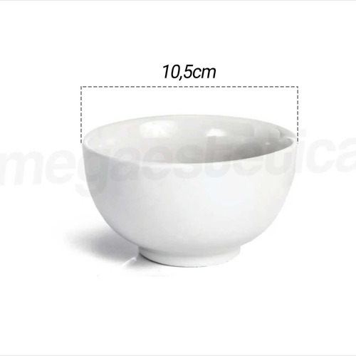 Cubeta Porcelana 300ml Autoclave Estética Máscaras, Argilas