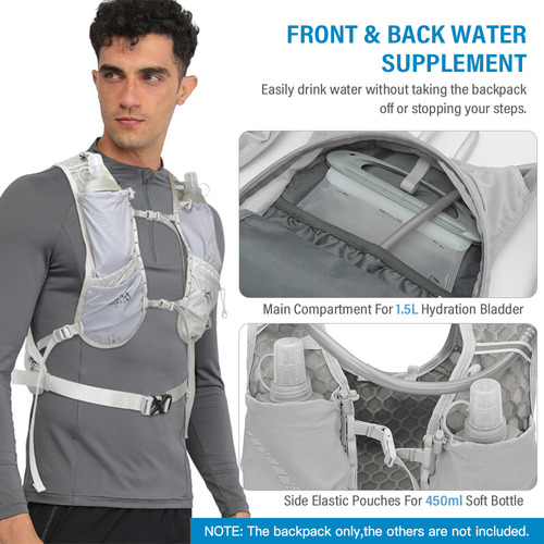 Mochila, Mochila, Chaleco, 12l, Montar En Bicicleta
