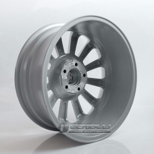 Jogo De Rodas Aro 17 Omega Cd Powertech 5x110 Cor Prata Especial