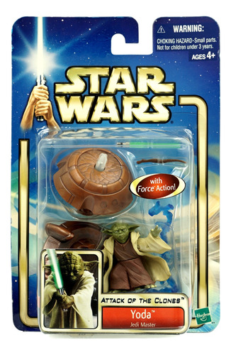 Star Wars Saga Blue Yoda Jedi Master Det