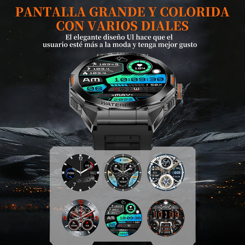 Reloj Inteligente Smartwatch Bluetooth Reloj Deportivo Para Hombre Función De Llamada A Prueba De Caídas Impermeable Inteligente Smart Watch