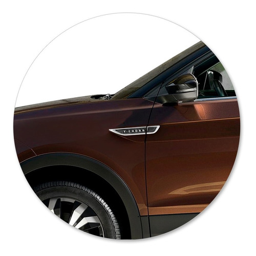 Par Emblema Lateral T Cross 2019 2020 2021 Adesivo Resinado