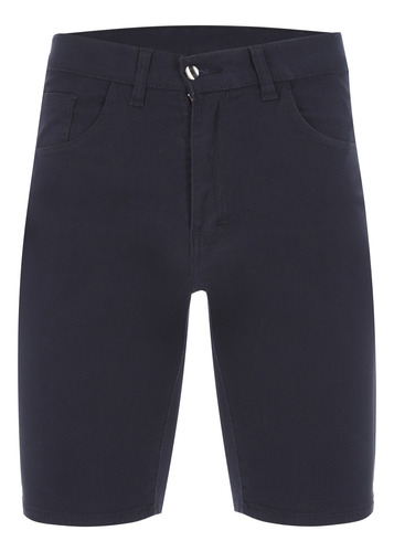 Bermuda De Gabardina Short Para Hombre Stretch Comodo Casual