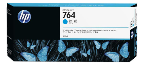 Cartucho Hp Designjet 764 C1q13a Color Cyan 300ml 1 Pieza