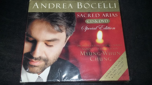 Andrea Bocelli Sacred Arias Cd + Dvd Claica Opera Pop