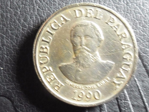 Moeda Do Paraguai De 100 Guaranis 1990 Lot 341-sob