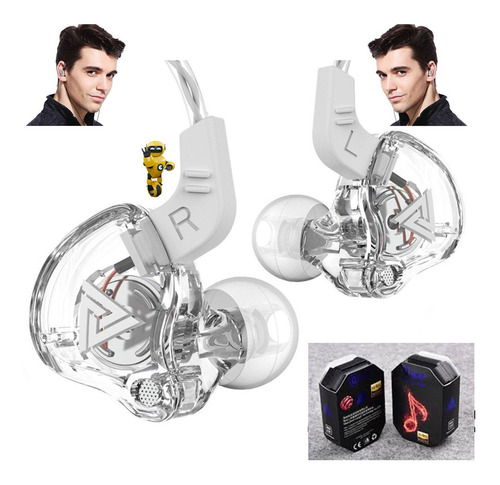 Imagem 4 de 7 de Fone Game Musica Live Transmissão Ao Vivo Kz Ak6 In Ear