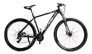 Bicicleta Mtb Firebird Alum R29 21v Full Shimano. Color Negro/blanco Tamaño Del Cuadro 16