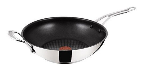 Wok Tefal Jamie Oliver De Acero Inoxidable Premium Antiadher