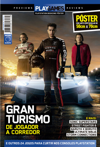 Superpôster Playgames - Gran Turismo: De Jogador A Corredor, De Editora Europa. Editorial Europa, Capa Mole, Edição 2023-07-14 00:00:00 Em Português