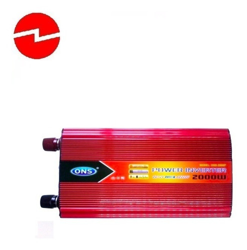 Inversor De Potencia 2000 Watts Auto Panel Solar 12v 220vac