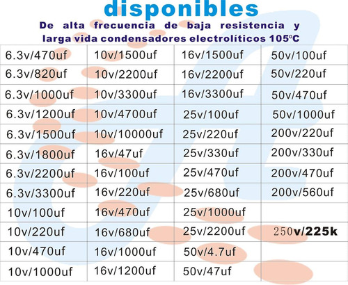 Imagen 6 de 6 de Condensador Capacitor Solidos 680uf 4v Kit 5 Pzs