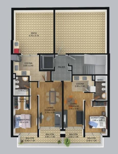 Imagen 6 de 19 de Stanza Xxx. Departamentos A La Venta En Pozo. Calidad Edificios Stanza. Rosario