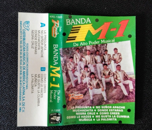 Banda M-1 No Señor Apache 1992 (casete) R-15 Movil Machos (Usado)
