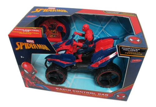 Cuatriciclo Radio Control-spiderman Original!! Marvel-ditoys