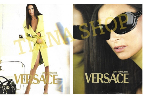 Clipping Gianni Versace_año 2000__demi Moore: Dos Hojas