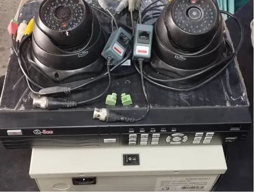 Dvr + Camaras Y Fuente Combo (Usado)