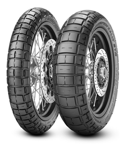 Pneu Moto Par 150/70-17 E 120/70.17 Scorpion Rally Str