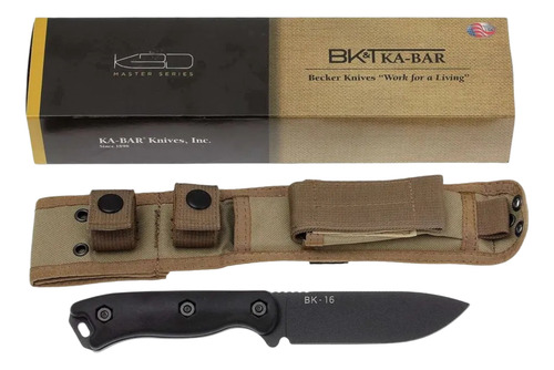 Faca Ka-bar Becker Bk16 Carbon 1095 Fulltang