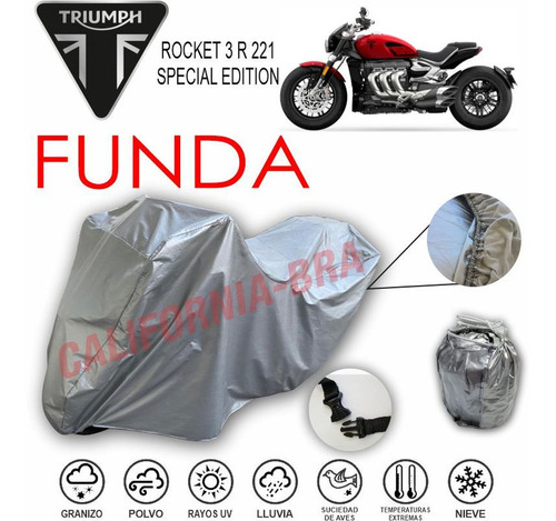 Funda Cubierta Lona Triumph Rocket 3 R 221 Special Edition