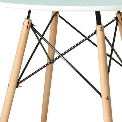 Mesa Redonda Eames Eiffel Wood 80cm