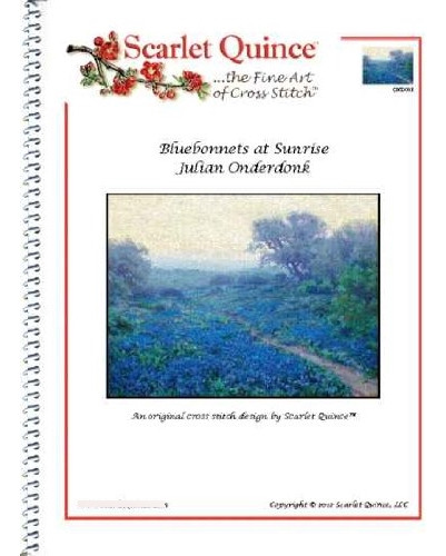 Scarlet Membrillo Ond002 Bluebonnets At Sunrise By Julian