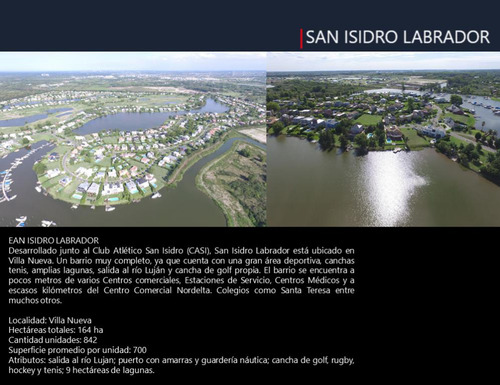 Amarra| En Venta |barrio San Isidro Labrador|barrio Náutico|apto Crédito |villanueva|tigre