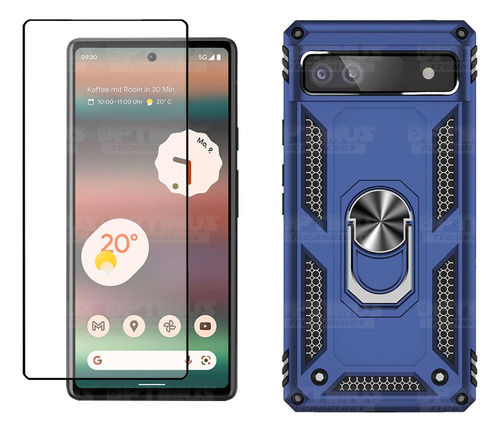 Kit Cristal+ Case Forro Para Celular Google Pixel 6a 5g 2022